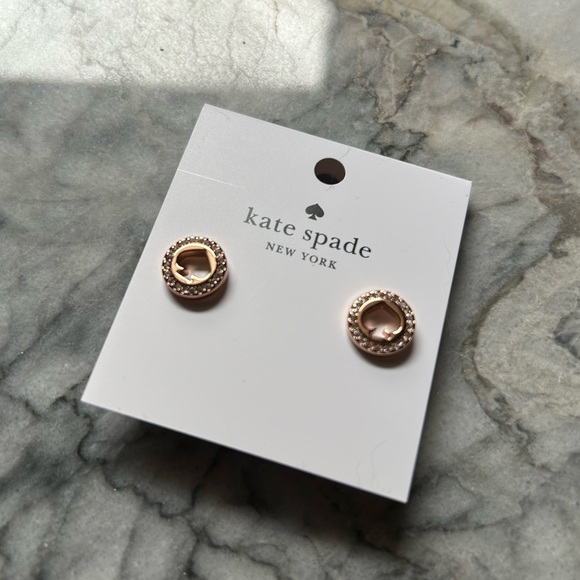 kate spade Rose Gold Heart Stud Earrings - Brand New!!!